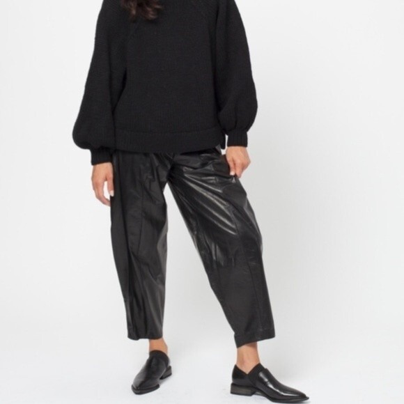 Ivan Grundhal Copenhagen Lagenlook Raw Hem Pants L - Picture 1 of 10